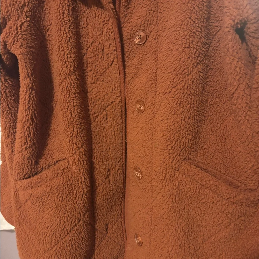 Rust Teddy Jacket - Picture 2 of 4